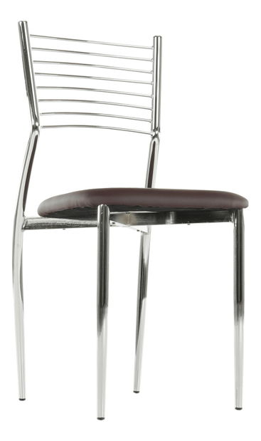 Jedálenská stolička Zaya TC-366 tmavohnedá