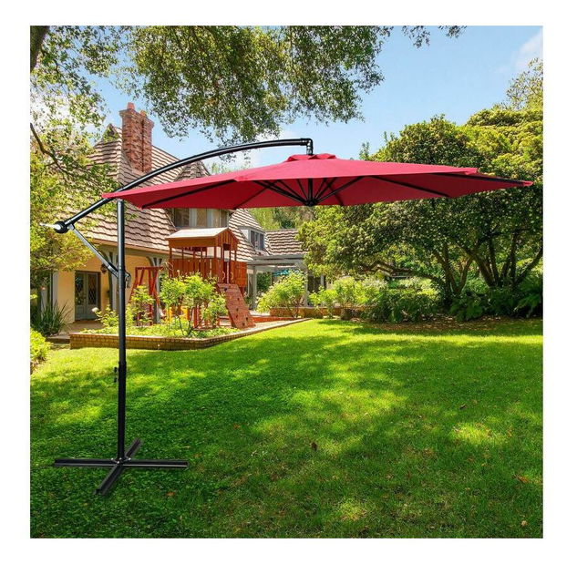 Záhradný slnečník Alomar (červená)