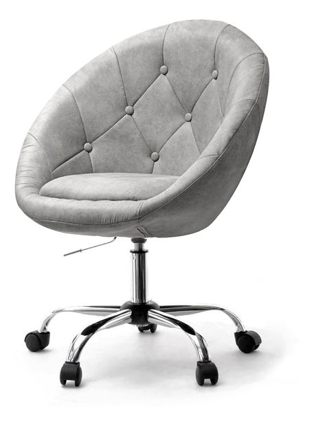 Fotel Lush 4 (szürke + króm)