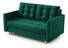 Pohovka dvojsedačka Jennifer (tmavozelená)