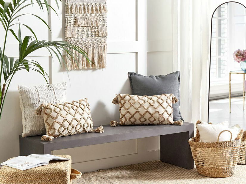 Díszpárna készlet (2 db.) 30 x 50 cm Inca (bézs)