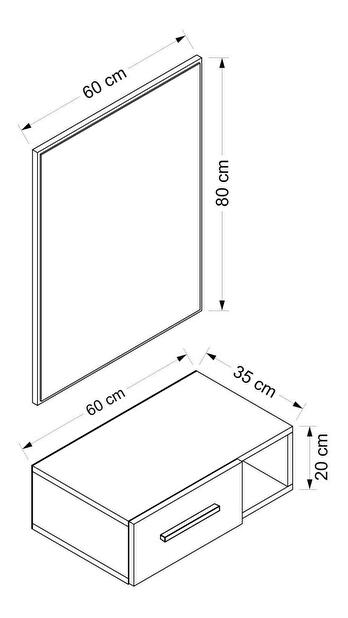 Mobilier Hol Nemake 8 (alb) 