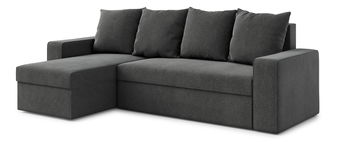 Sarokkanapé Duff (B) (fekete)