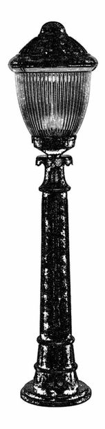 Lampă de podea pentru exterior Dominique (maro)