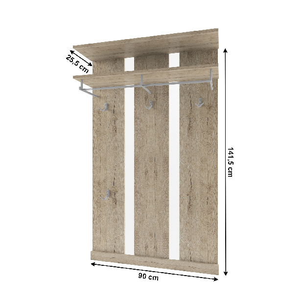 Cuier Oscroft 90 (Stejar san remo)