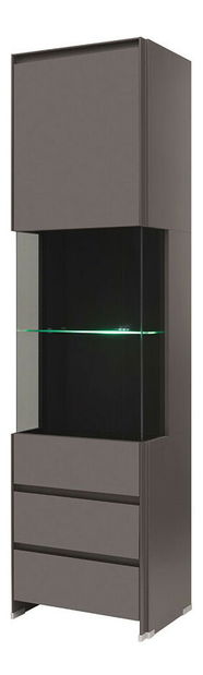 Vitrína BRW Fini REG1W2S/20/5 I (s osvetlením)