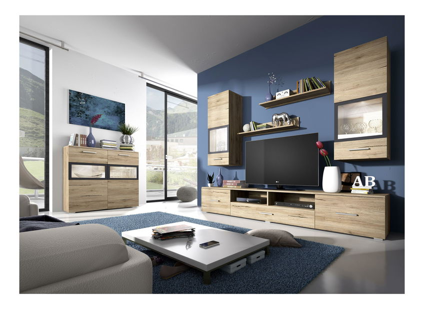 Mobilier living Sapphire Typ 09 (stejar san remo)