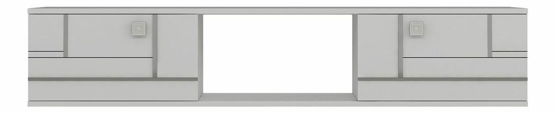 TV szekrény/asztal Arenden (fehér + ezüst)