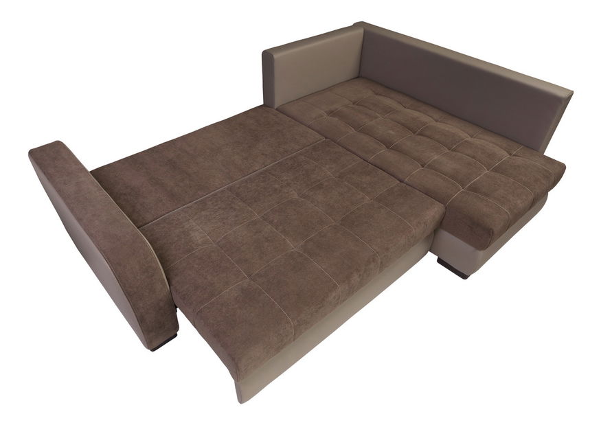 Rohová sedačka Dahlia modrosivá, pravá