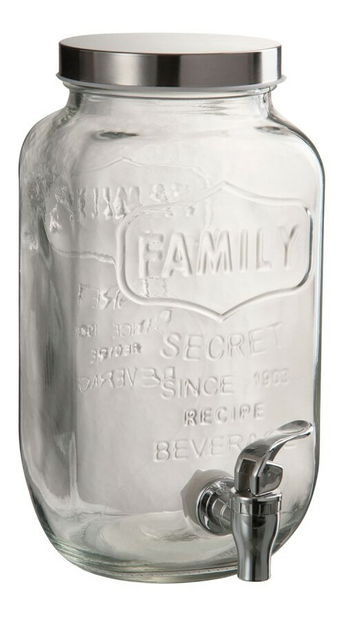 Karafa Jolipa Family Gl S (16x16x26cm) (Priehľadná)