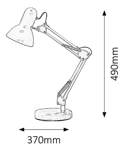 Lampă de masă Samson 4211 (alb)