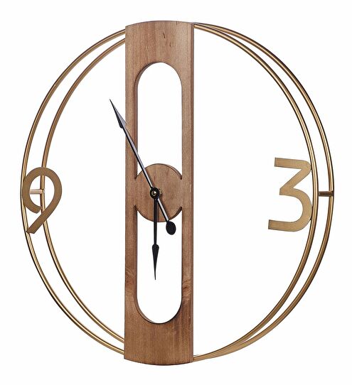 Zidni sat ø 50 cm Mulza (svijetlo drvo)