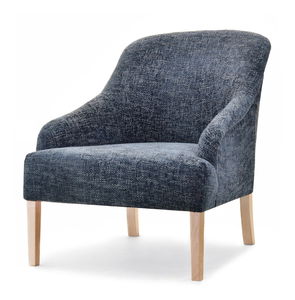 Relaxačné kreslo Roseile (sivá + dub)