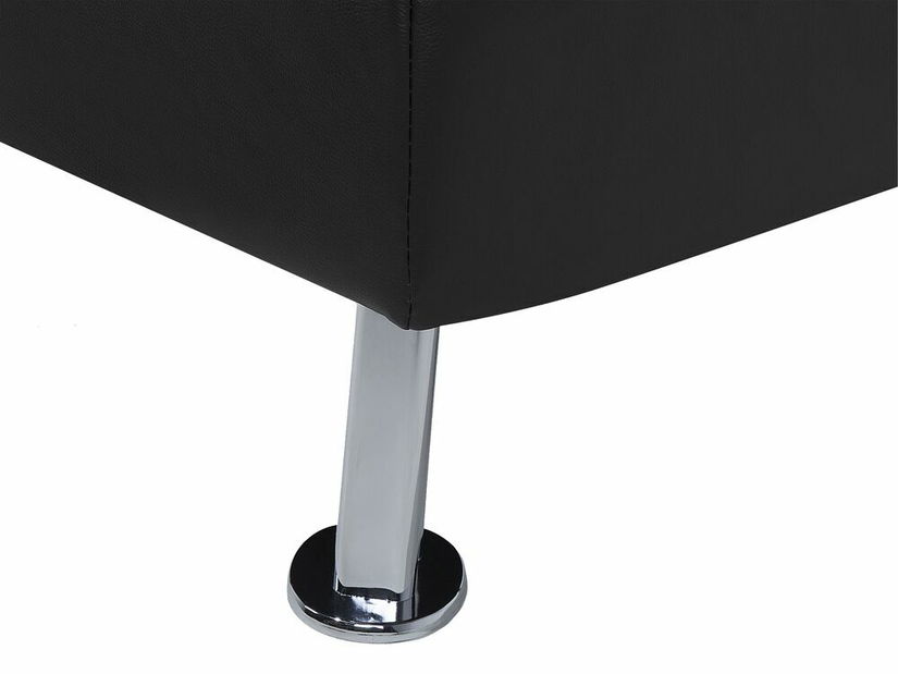 Háromszemélyes kanapé Risede (fekete)