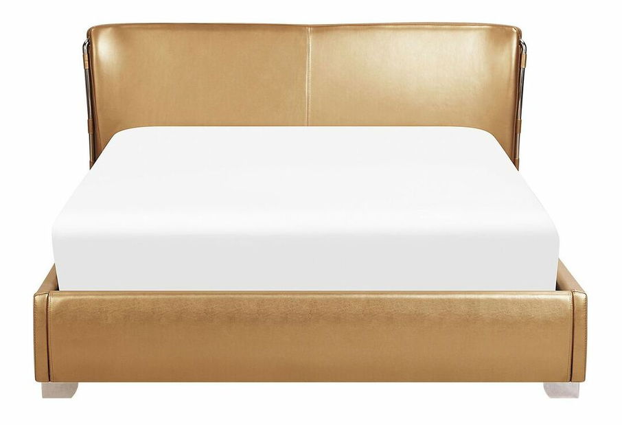 Manželská vodná posteľ 180 cm Pariz (zlatá)