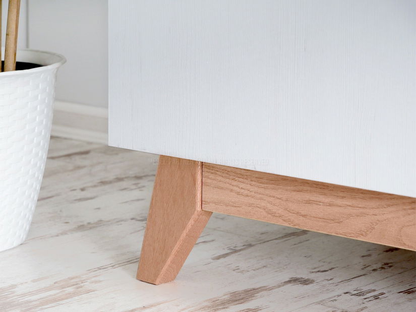 Namještaj za blagovaonicu Bajas 03 (bijela + hrast)