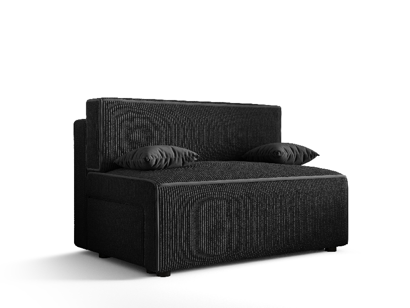 Kétszemélyes kanapé Mirage (fekete)