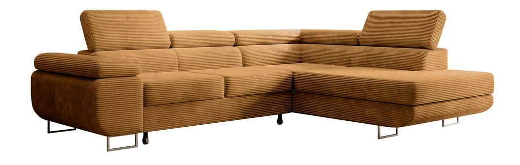 Colțar Stiletto (D) (muștar + argintiu)