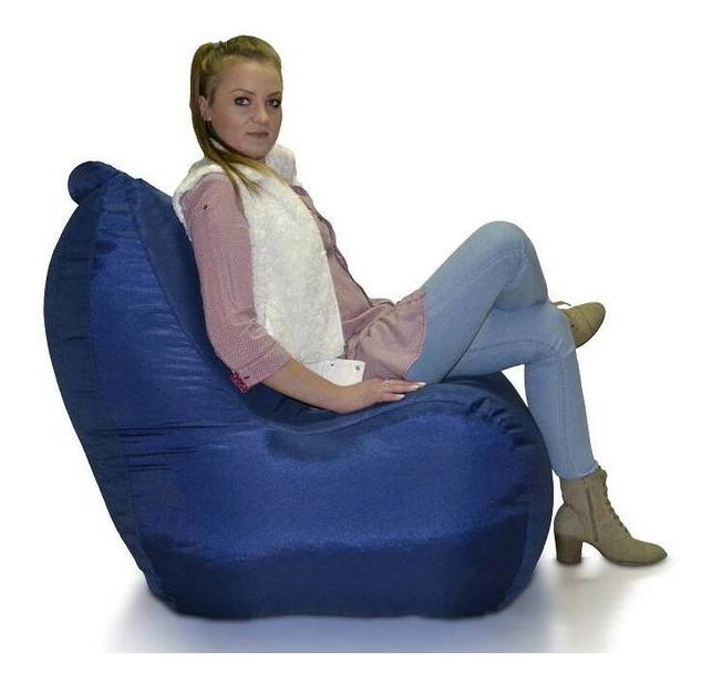 Babzsák zsámollyal Montana (kék)