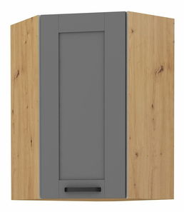 Gornji kutni kuhinjski ormarić Lucid 58 x 58 GN 90 1F (hrast artisan + dustgrey)
