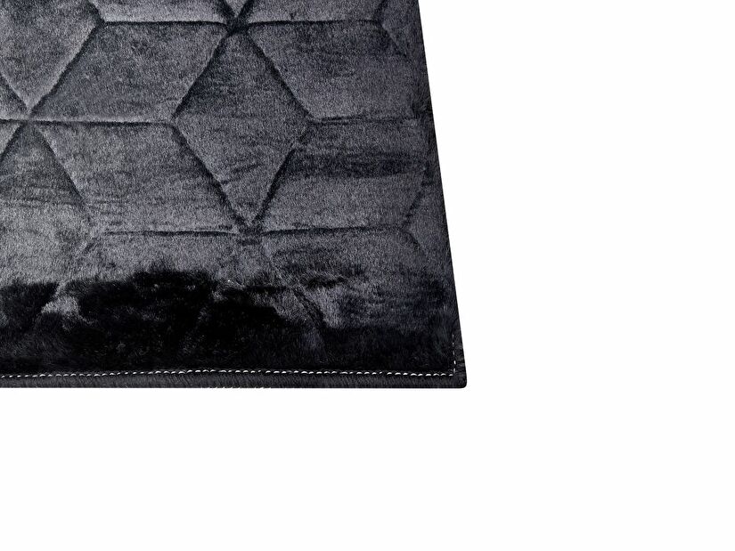 Covor din blană artificială 160 x 230 cm Thae (negru)