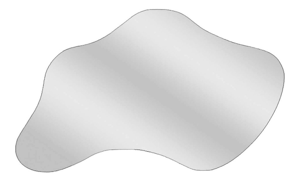 Zrkadlo Azela (čierna)