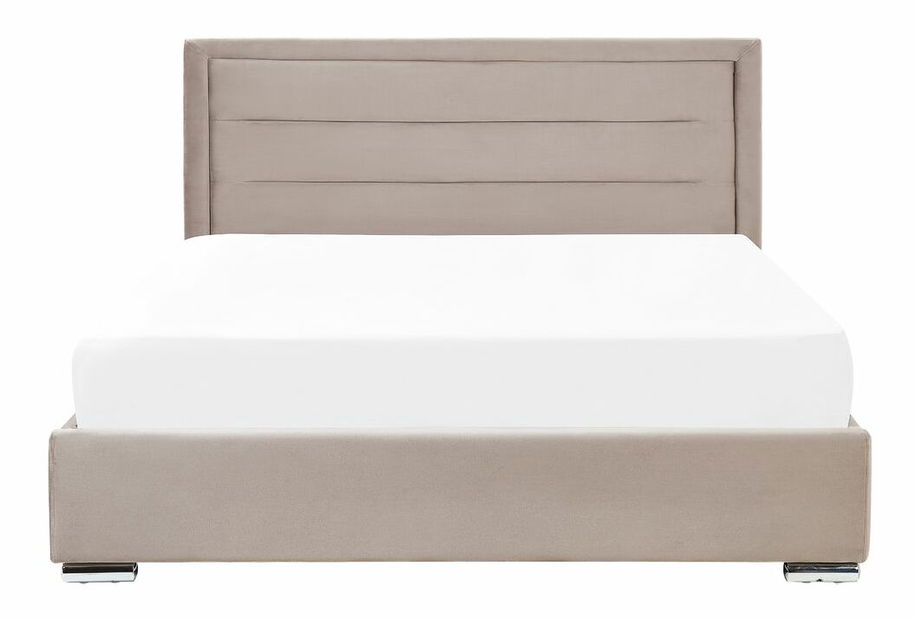 Franciaágy 160 cm Vardiel (bézs) (ágyráccsal)