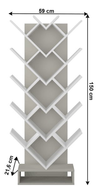 Raft Grisel (gri + alb)