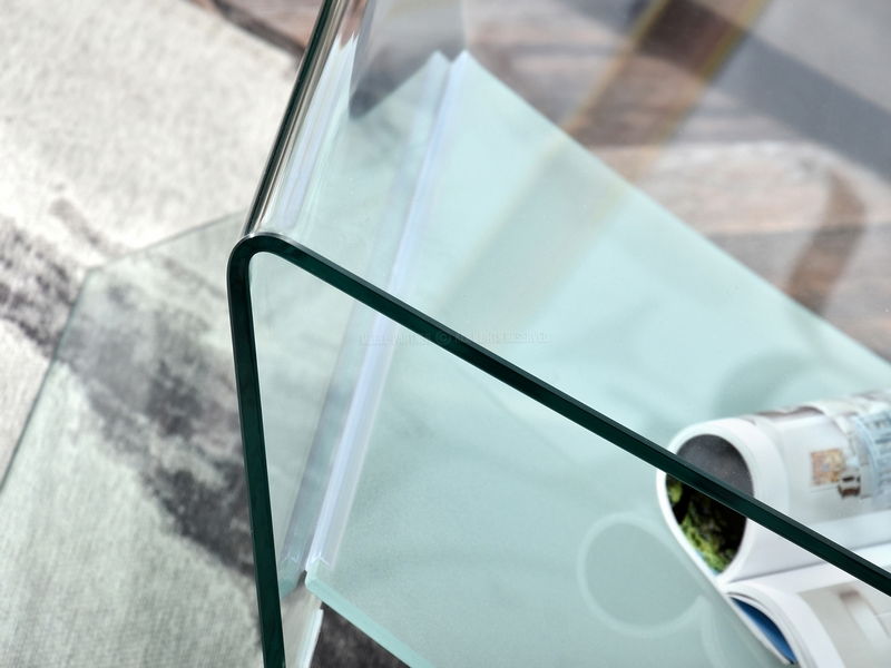 Konferenčný stolík Spinal Xl (transparentná)