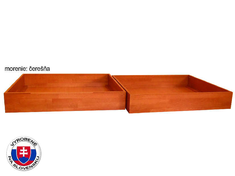 1/2 fiók az ágy alatt tömör fából 200 cm (2 db) Petronila