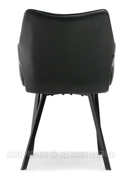 Scaun Carl (negru + auriu)