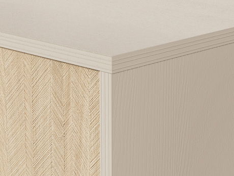 Regál Maranot RG80 (pieskovo béžová + škandinávska rybia kosť) 