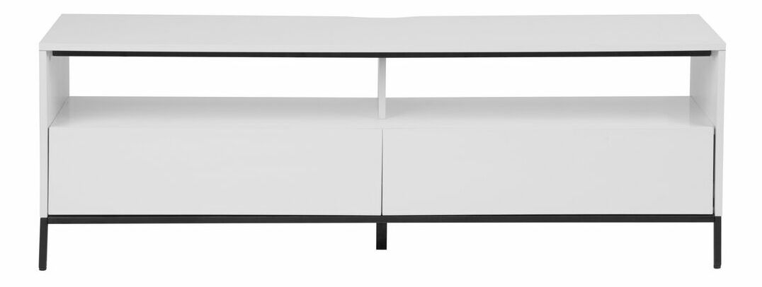 TV stolík/skrinka Serviceton (biela) (s LED)