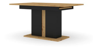 Étkezőasztal Montana (artisan tölgy + matt fekete) (6-8 fő részére)