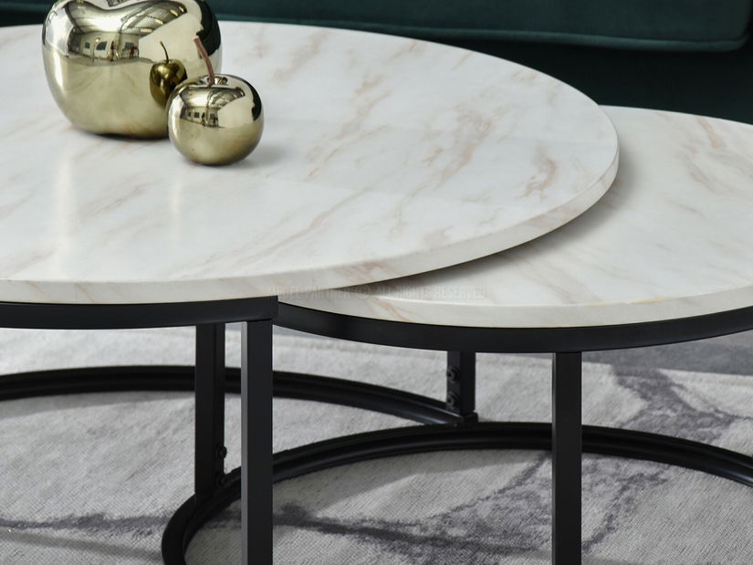 Măsuță de cafea Kolja Zest Xl (bej + negru)