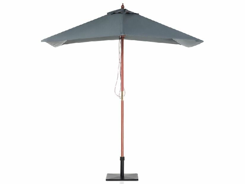 Umbrelă de grădină 144 cm FLAME (lemn) (gri închis)