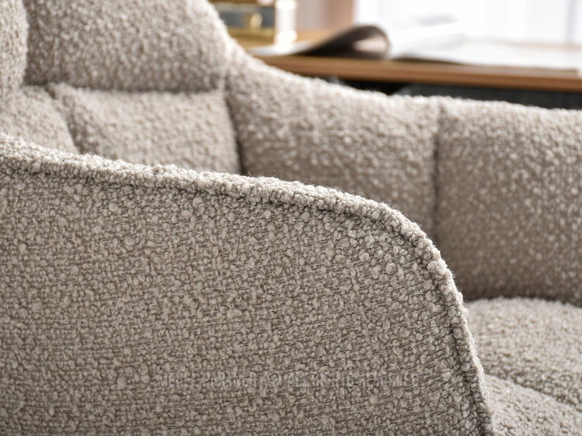 Kreslo Island (béžová + chrómová)