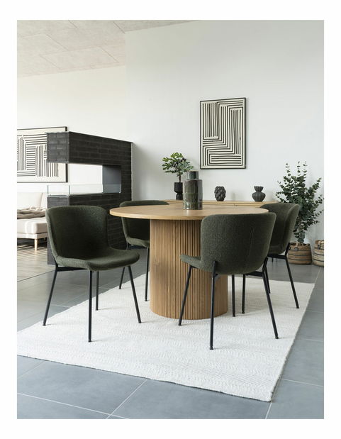 Jedálenská stolička Maravina 1 (tmavozelená)