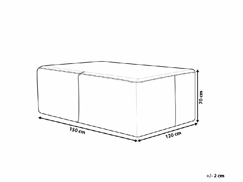 Protecție pentru mobilier de grădină 150 x 120 x 70 cm Chuza (gri)