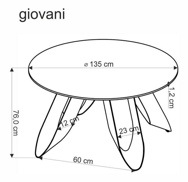 Blagovaonski stol Giacomo (zeleni mramor + crna) (za 4 osobe)