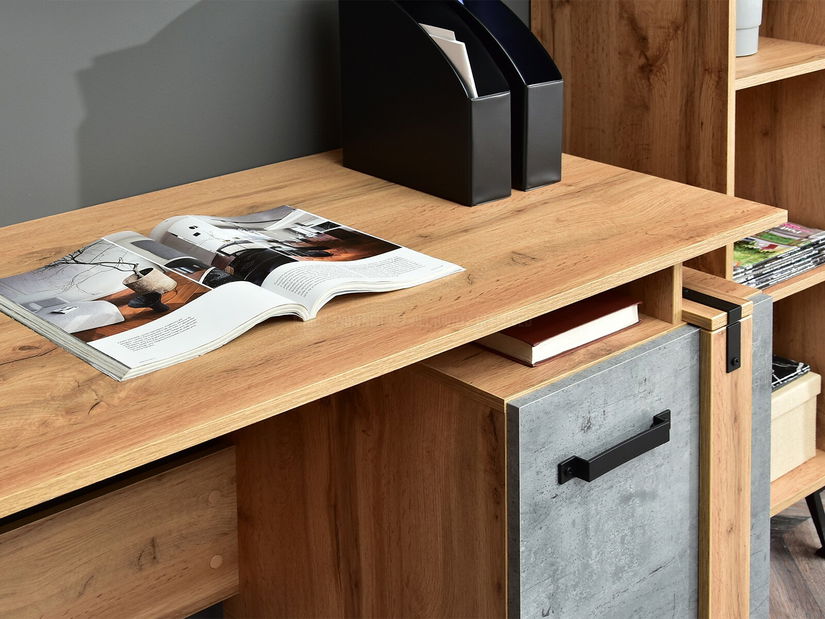 Mobilier living Subrayado 03 (stejar + negru)