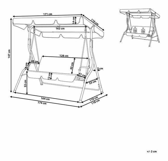 Hinta Comic (sötétkék)