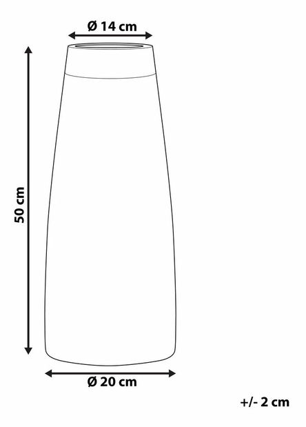 Vaza Cyrille (tamno drvo)