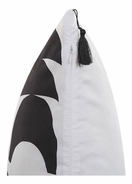 Set 2 ukrasna jastuka 30 x 50 cm Liro (crna + bijela)