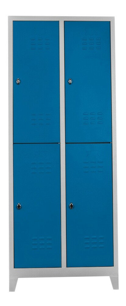 Uzamykateľná skriňa Jessia 18 (modrá)