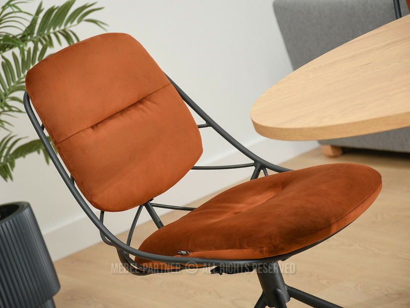 Scaun Brooklyn (cupru + negru)