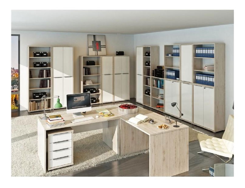 Zásuvková komoda Tempo Kondela Rumia (dub san remo + biela)