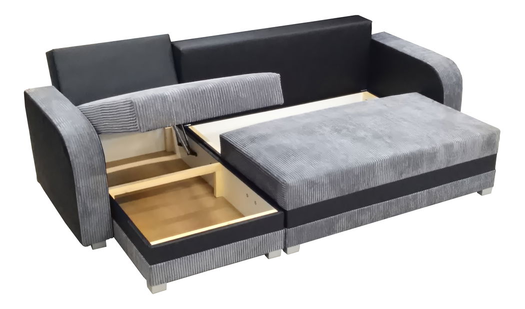 Rohová sedačka Lycus (L) (béžová + hnedá) *bazár