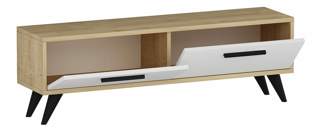TV stolić/ormarić Mesa (safir + bijela)