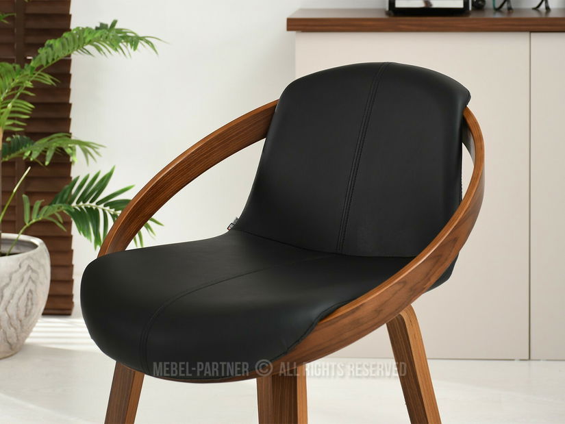 Stolička Lila H (orech tmavý + orech)